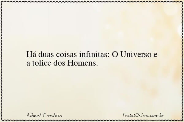 Frase de Albert Einstein