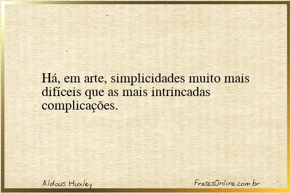 Frase de Aldous Huxley