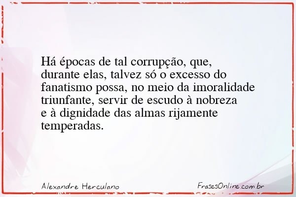Frase de Alexandre Herculano