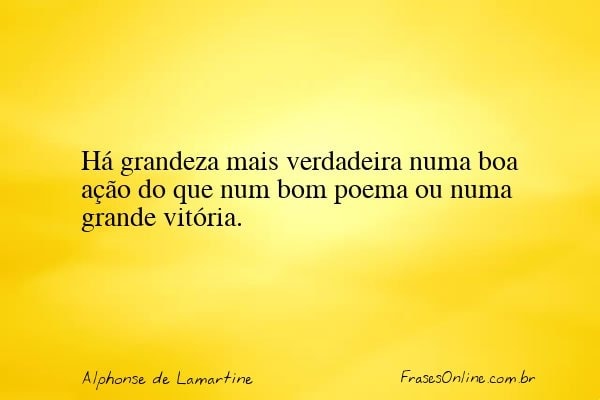 Frase de Alphonse de Lamartine
