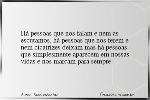 Frase de Autor Desconhecido