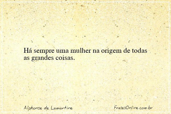 Frase de Alphonse de Lamartine