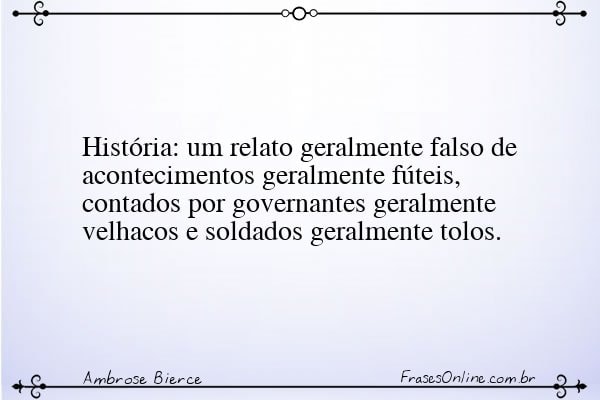 Frase de Ambrose Bierce