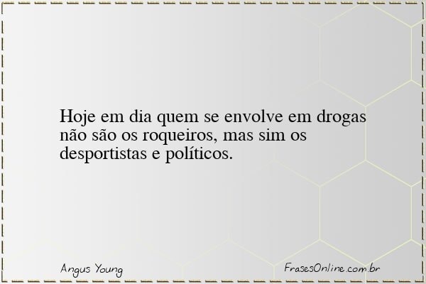 Frase de Angus Young