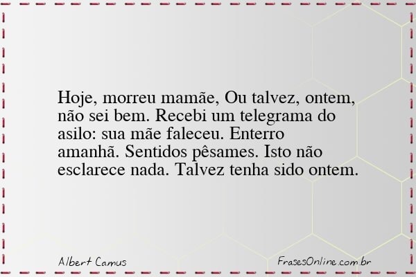 Frase de Albert Camus