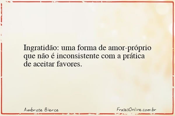 Frase de Ambrose Bierce