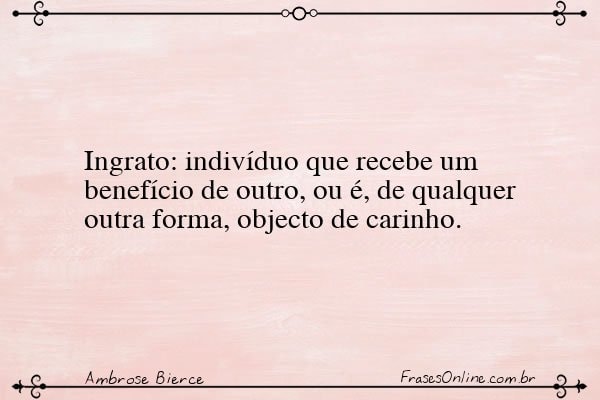Frase de Ambrose Bierce