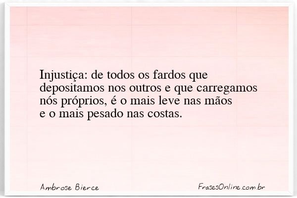 Frase de Ambrose Bierce
