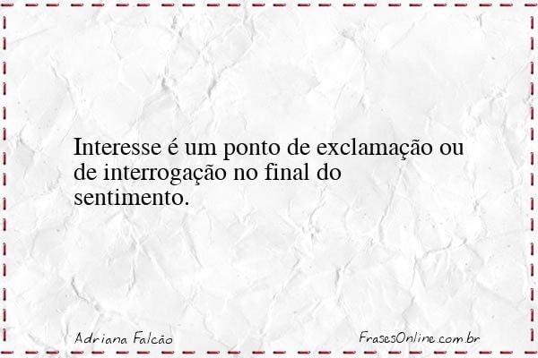 Frase de Adriana Falcão