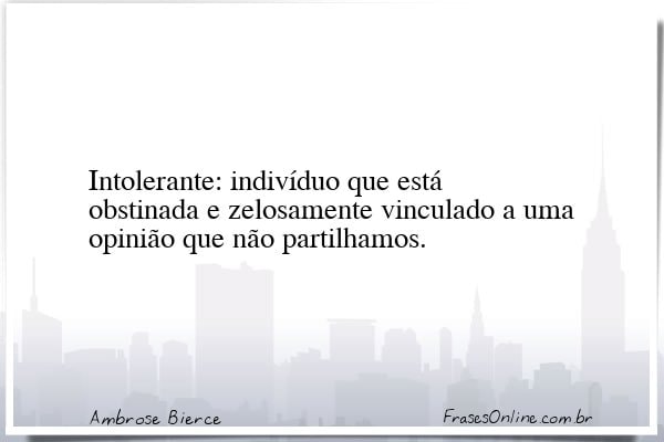 Frase de Ambrose Bierce