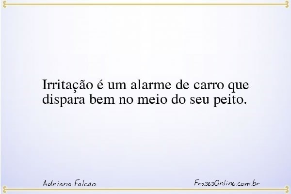 Frase de Adriana Falcão