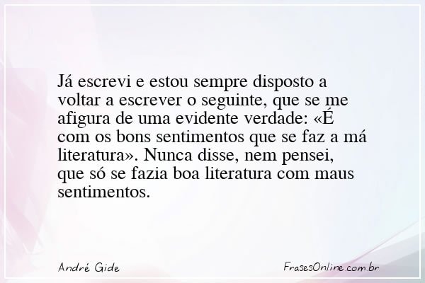 Frase de André Gide
