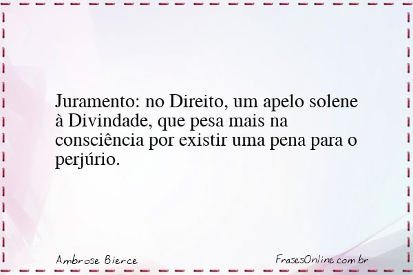 Frase de Ambrose Bierce
