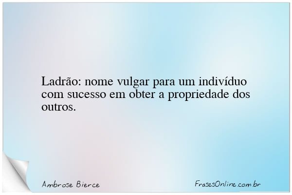 Frase de Ambrose Bierce