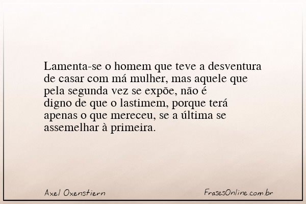 Frase de Axel Oxenstiern