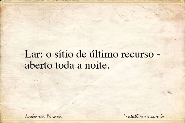 Frase de Ambrose Bierce