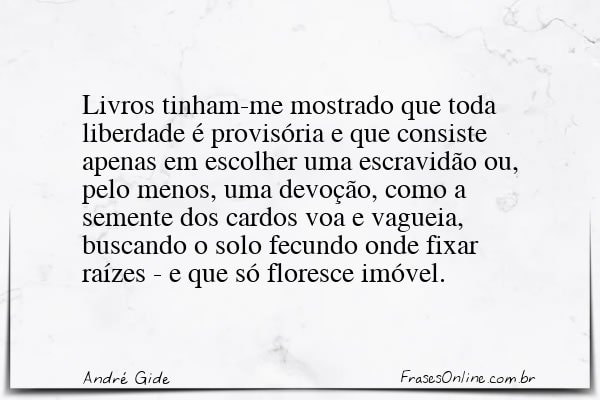 Frase de André Gide