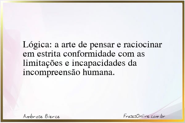 Frase de Ambrose Bierce