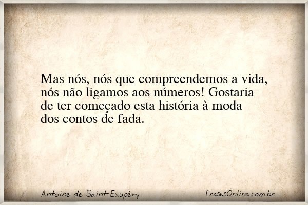 Frase de Antoine de Saint-Exupéry
