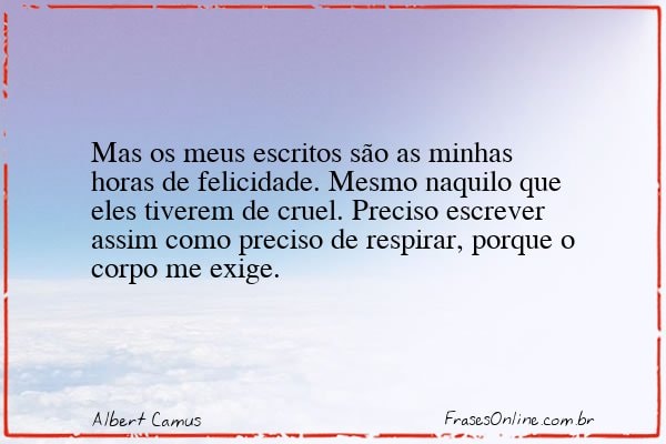 Frase de Albert Camus