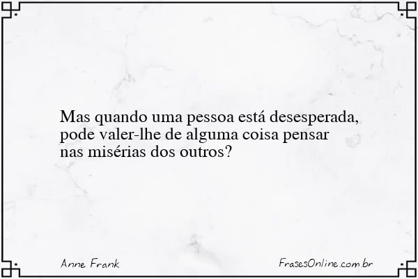 Frase de Anne Frank