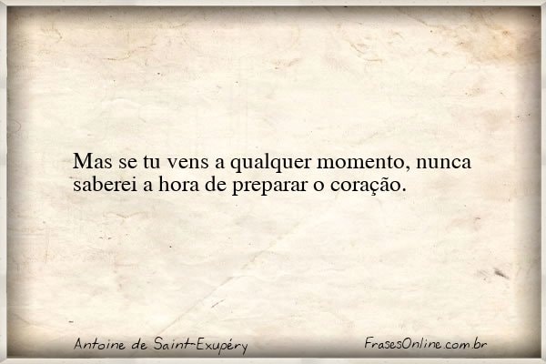 Frase de Antoine de Saint-Exupéry