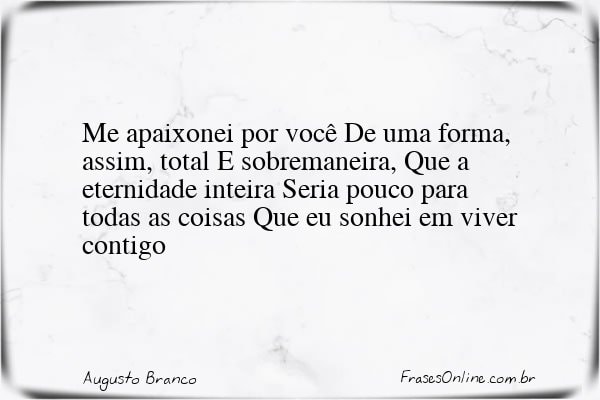 Frase de Augusto Branco