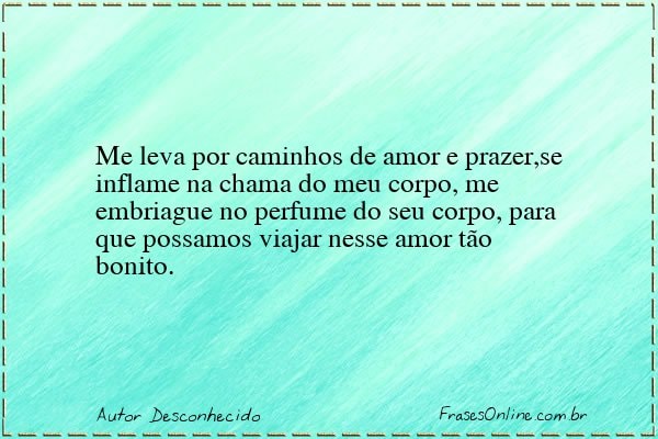 Frase de Autor Desconhecido