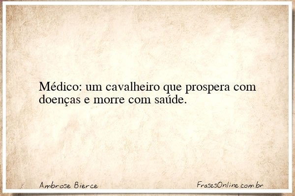 Frase de Ambrose Bierce