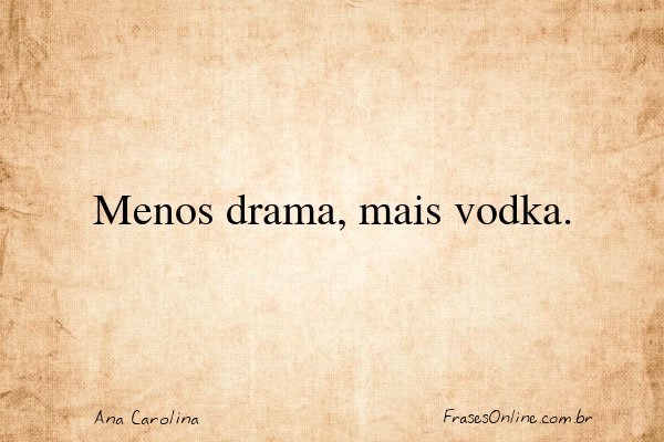 Frase de Ana Carolina