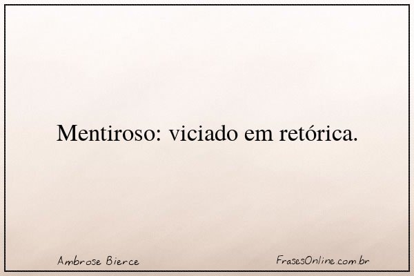 Frase de Ambrose Bierce