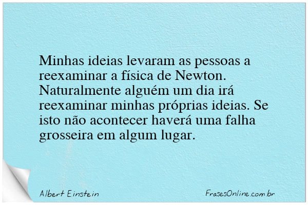 Frase de Albert Einstein