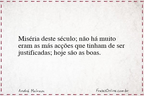 Frase de André Malraux