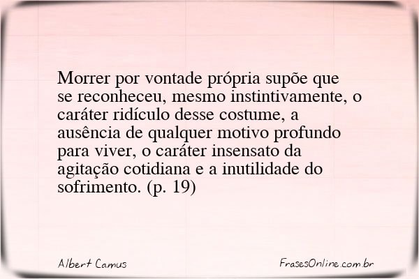 Frase de Albert Camus