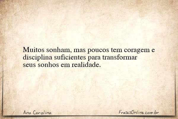 Frase de Ana Carolina