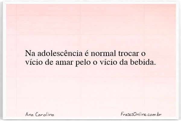 Frase de Ana Carolina