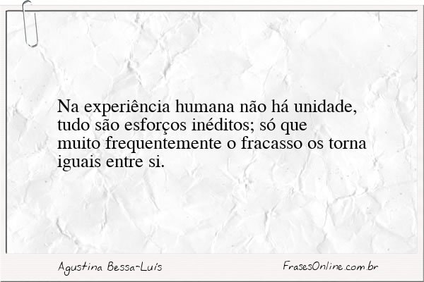 Frase de Agustina Bessa-Luís