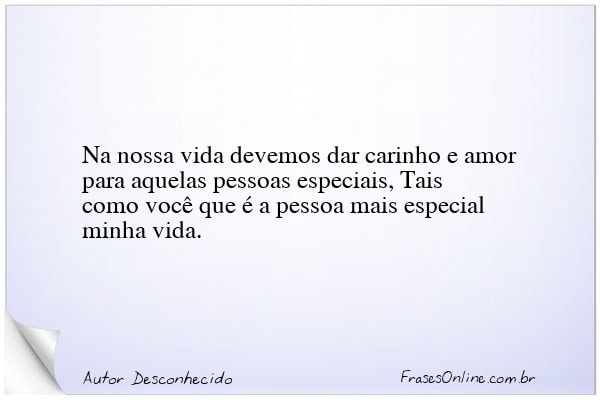 Frase de Autor Desconhecido