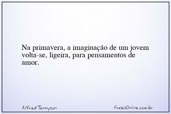 Frase de Alfred Tennyson