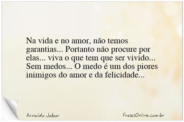 Frase de Arnaldo Jabor