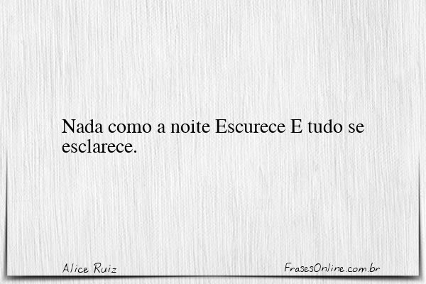Frase de Alice Ruiz