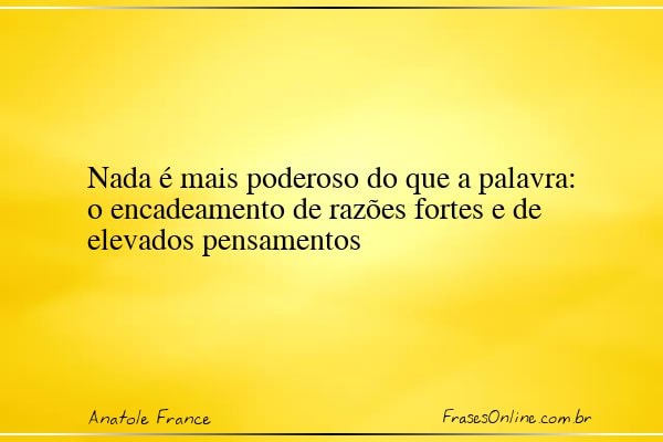 Frase de Anatole France