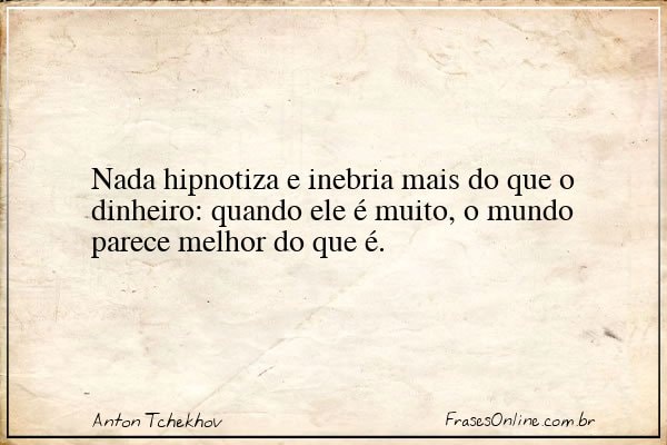 Frase de Anton Tchekhov