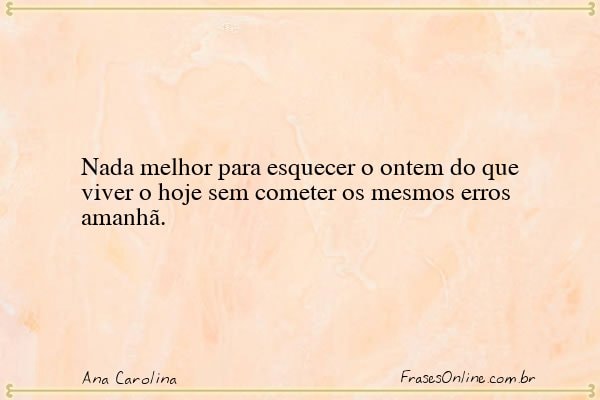 Frase de Ana Carolina