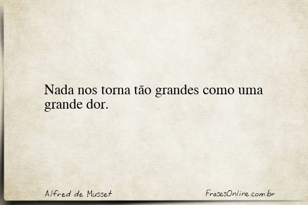 Frase de Alfred de Musset
