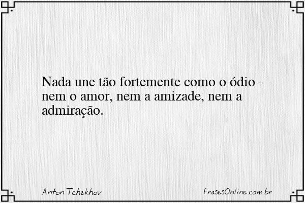 Frase de Anton Tchekhov