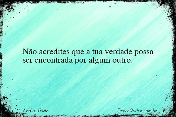 Frase de André Gide