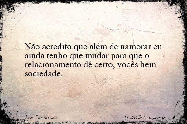 Frase de Ana Carolina