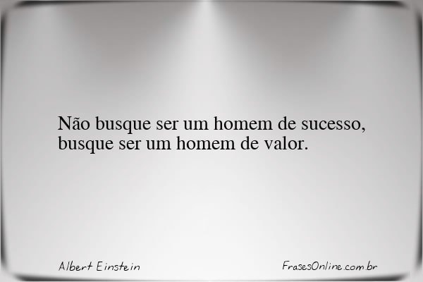 Frase de Albert Einstein