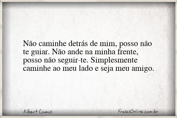 Frase de Albert Camus